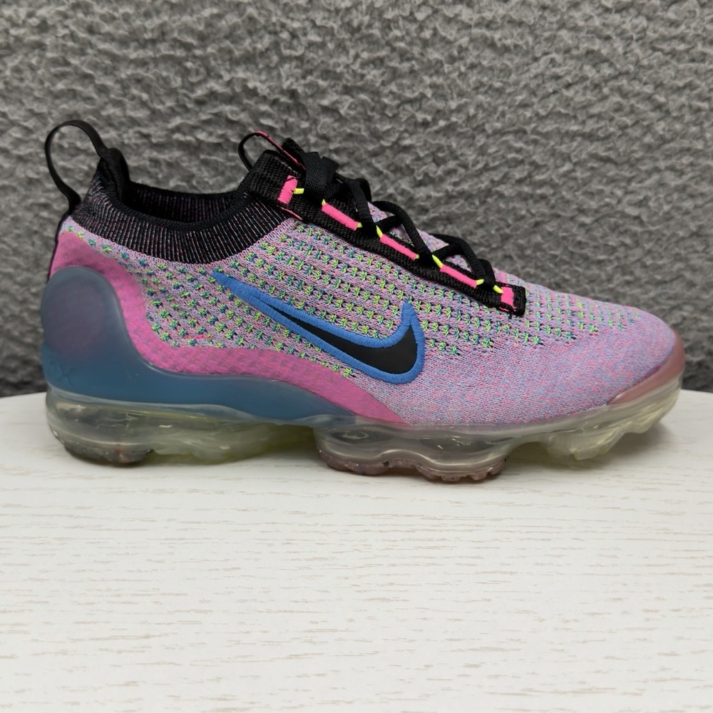 Nike Air VaporMax Flyknit Pink Blast Women's Running Shoes Size 5.5 DX3369-600